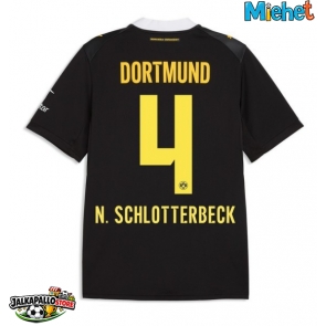 Borussia Dortmund Nico Schlotterbeck #4 Vieraspaita 2026-27 Lyhythihainen